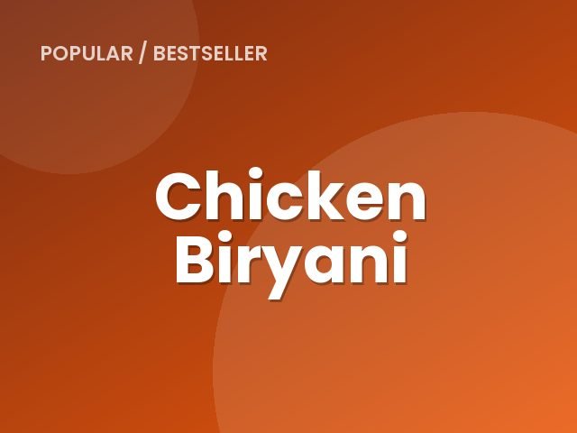 Chicken Biryani