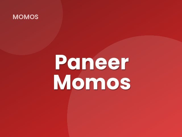Paneer Momos