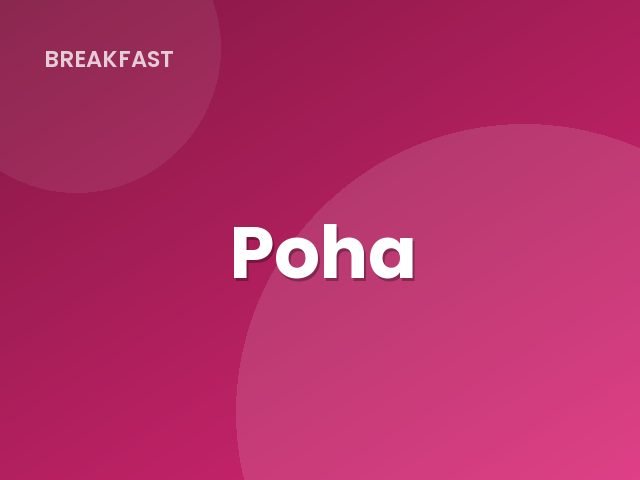 Poha