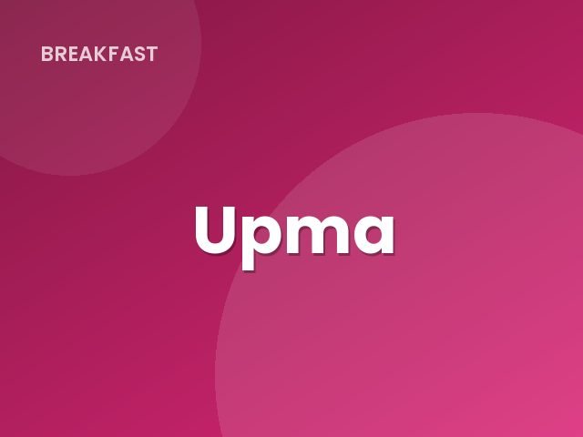 Upma