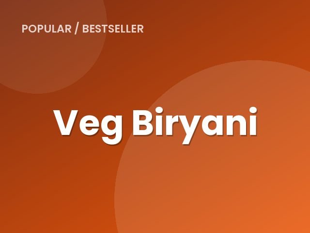 Veg Biryani